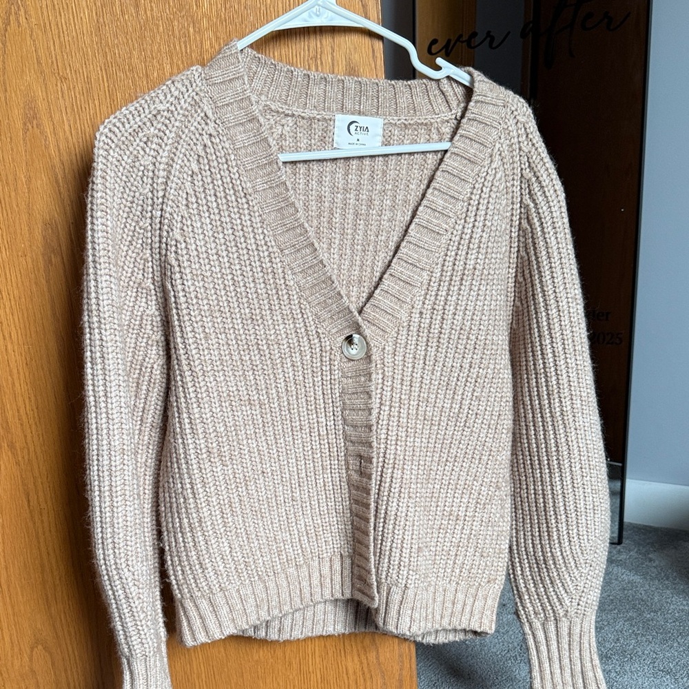 Zyia Khaki Indy Cardigan